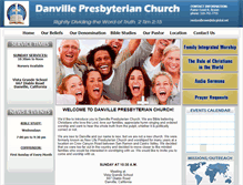 Tablet Screenshot of danvillepresbyterianchurch.org